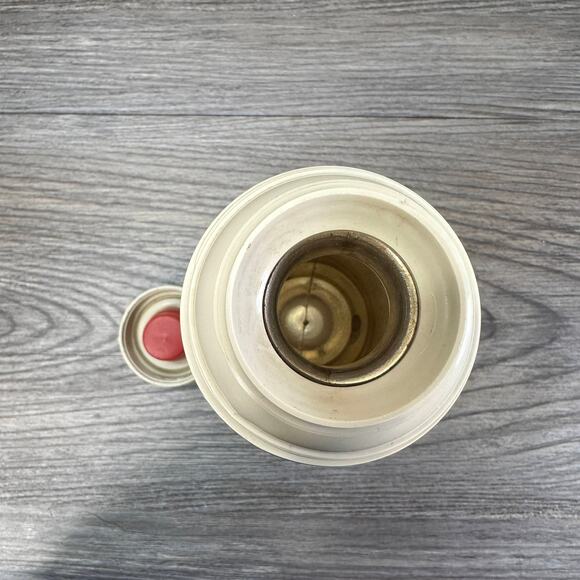 VTG Maxwell House Coffee Thermos Blue White Advertising King Seeley Insulated 9" - Picture 4 of 5